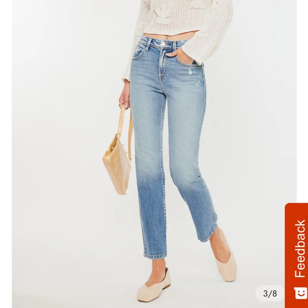 50%offw❤️ KanCan Premier Women's Distressed Ankle Jeans Cut #44143 PR1010M 30